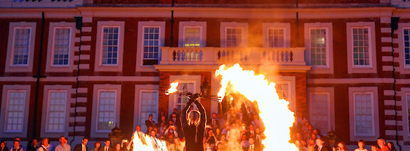 hire wedding fire performers