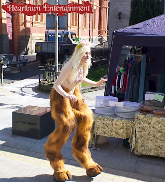 faun stilt walker hire