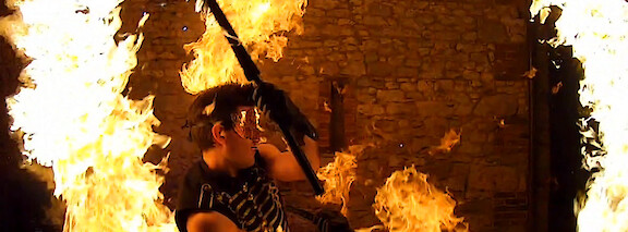 belfast fire performer