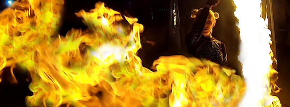 Dublin fire performers