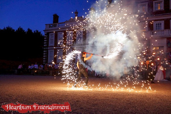 hire wedding fire entertainers uk