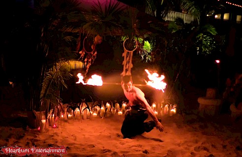saint barths fire performers show