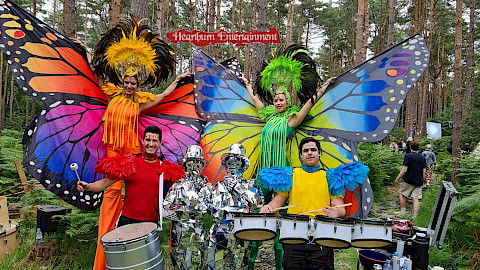 hire festival stilt walkers