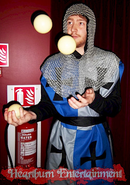 hire medieval juggler